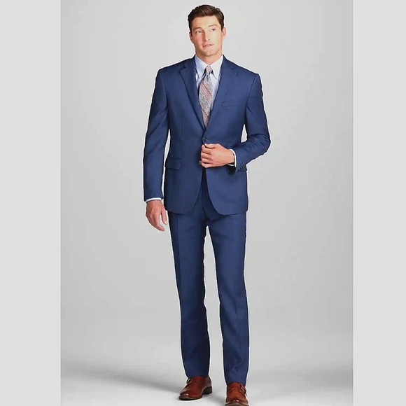 Jos. A. Bank Suits & Blazers Jos A Bank Traveler Collection Tailored Fit Blue Suit Poshmark
